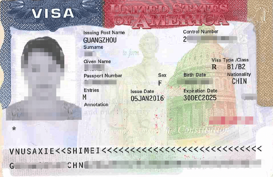 美国诚实签证（定向服务）