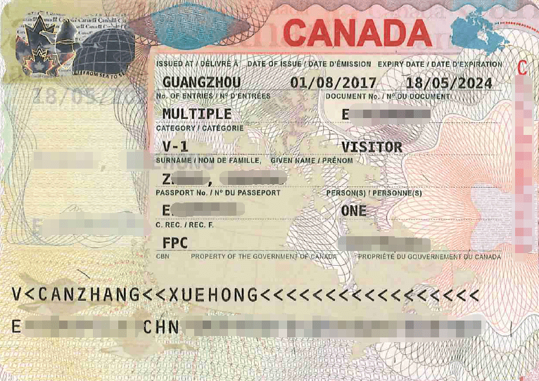 加拿大旅游签证