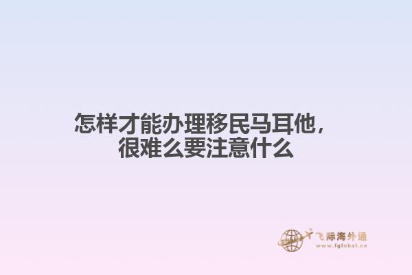 怎样才能办理移民马耳他，很难么要注意什么1.jpg