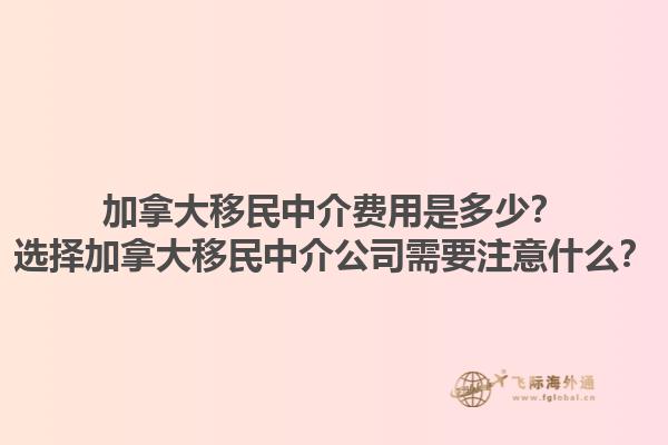 加拿大移民中介费用是多少？选择加拿大移民中介公司需要注意什么？1.jpg