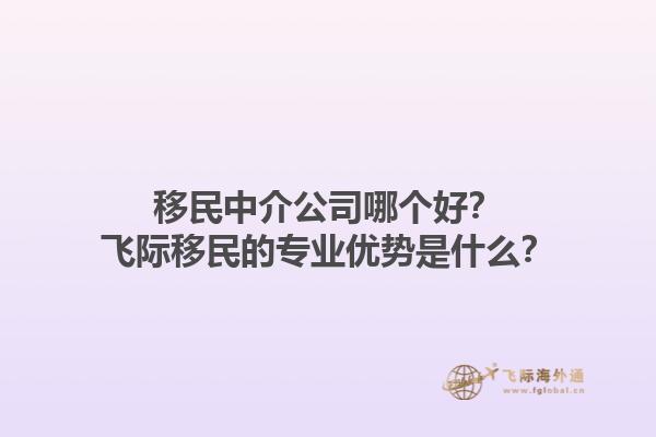 移民中介公司哪个好？飞际移民的专业优势是什么？