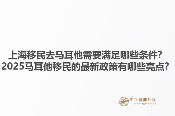 上海移民去马耳他需要满足哪些条件？2025马耳他移民的最新政策有哪些亮点？