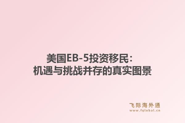 美国EB-5投资移民：机遇与挑战并存的真实图景