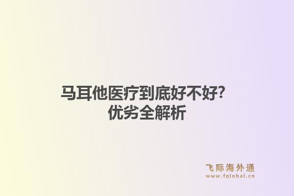 马耳他医疗到底好不好？优劣全解析