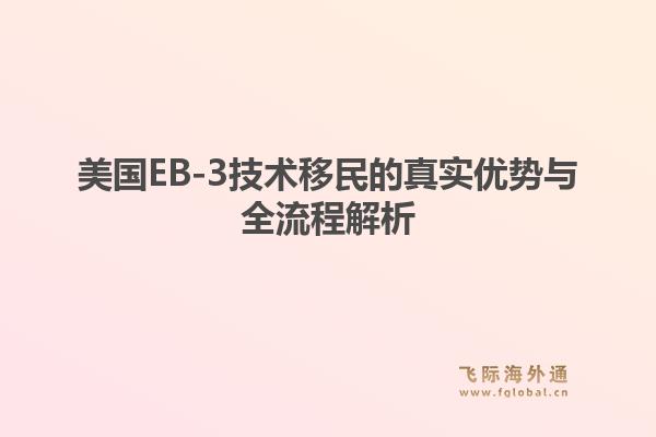 美国EB-3技术移民的真实优势与全流程解析