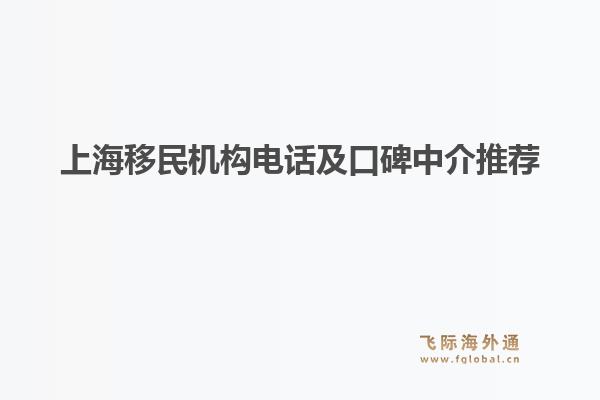上海移民机构电话及口碑中介推荐