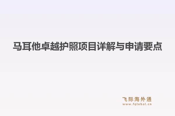 马耳他卓越护照项目详解与申请要点