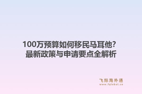 100万预算如何移民马耳他？最新政策与申请要点全解析