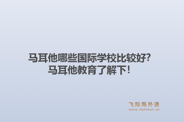 马耳他哪些国际学校比较好？马耳他教育了解下！