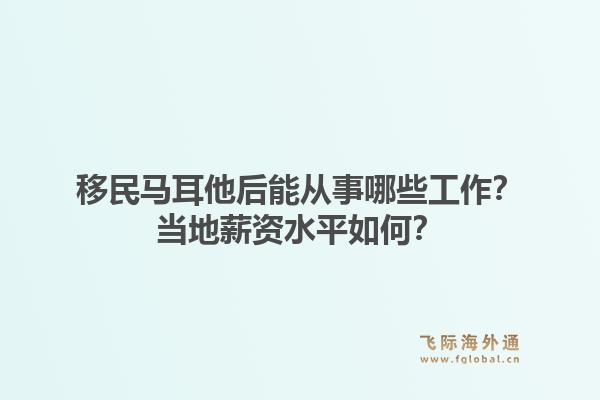 移民马耳他后能从事哪些工作？当地薪资水平如何？