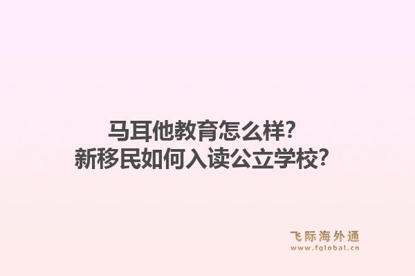 马耳他教育怎么样？新移民如何入读公立学校？