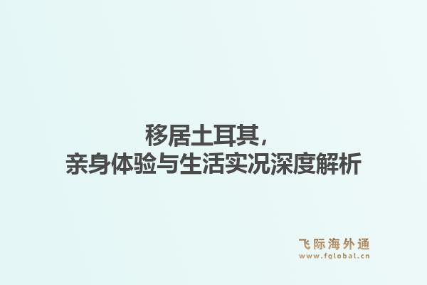 移居土耳其，亲身体验与生活实况深度解析