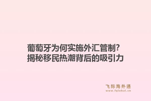 葡萄牙为何实施外汇管制？揭秘移民热潮背后的吸引力