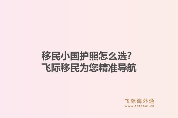 移民小国护照怎么选？飞际移民为您精准导航