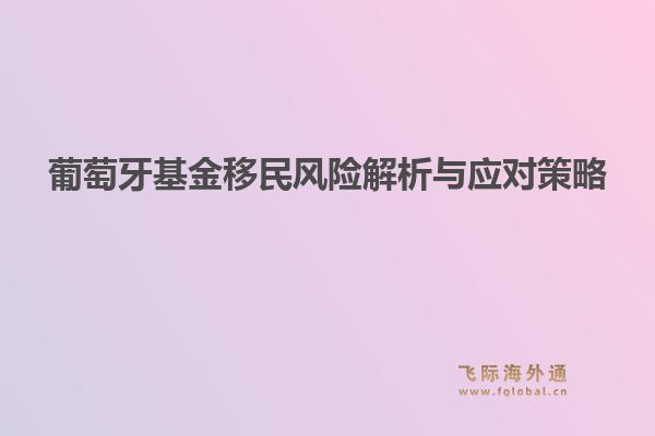 葡萄牙基金移民风险解析与应对策略