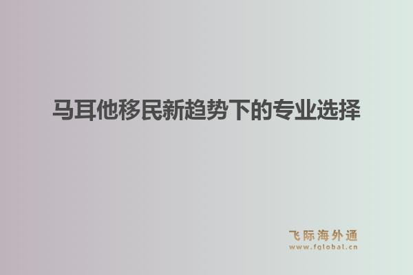 马耳他移民新趋势下的专业选择