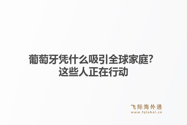 葡萄牙凭什么吸引全球家庭？这些人正在行动